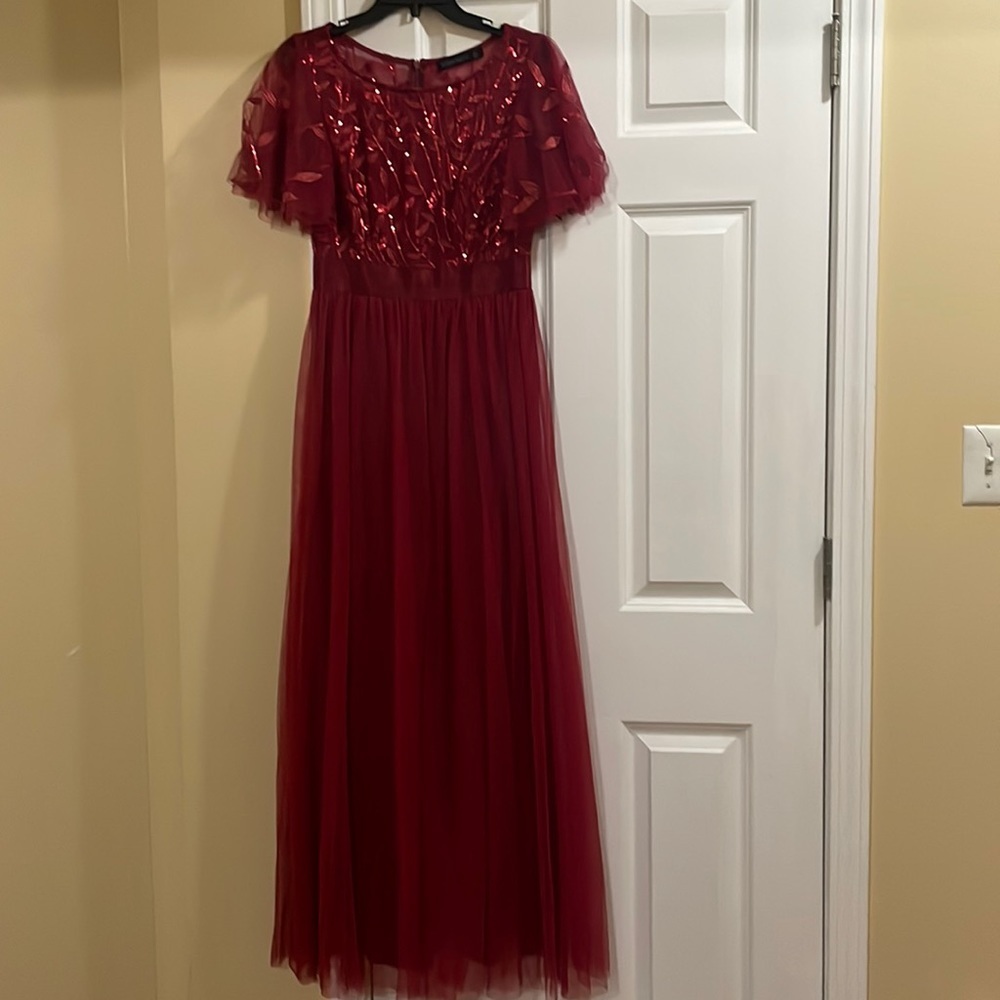 Ever-Pretty Embroidery and Sequence Dress